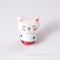 Animal shape with bell for cat playing toy